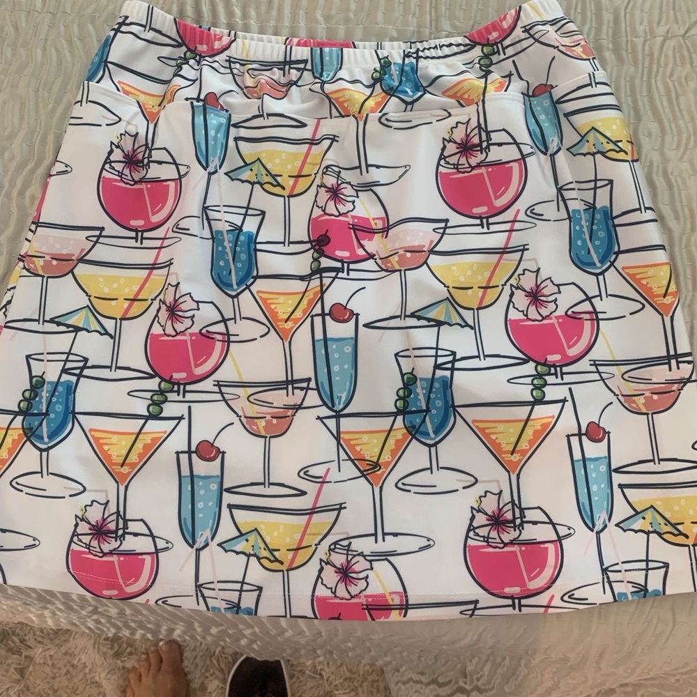 Women’s athletic B Skins “cocktail” tennis/pickleball/golf skort size XL